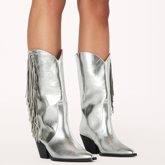 Billini Shoes - BILLINI ANDI SILVER METALLIC boots